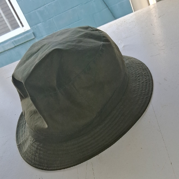 Burberrys Men's Dark Green Bucket Hat Vintage Mens Xl - Picture 1 of 6